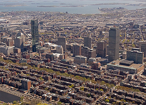 波士顿,后湾,俯视