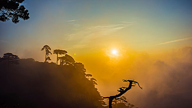 三清山日出