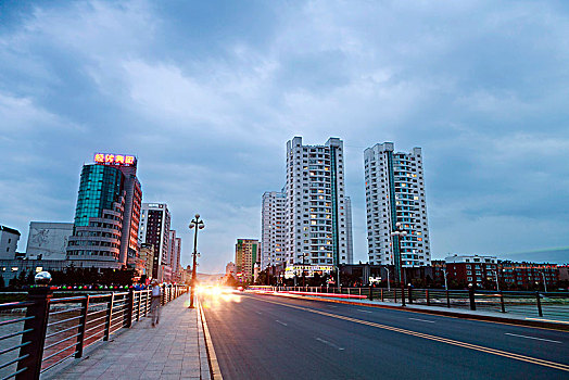 延吉市街道建筑景观
