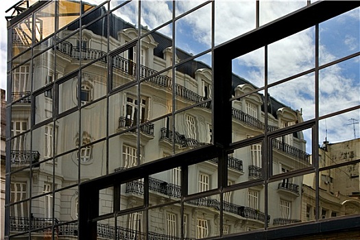宫殿,窗,中心,布宜诺斯艾利斯