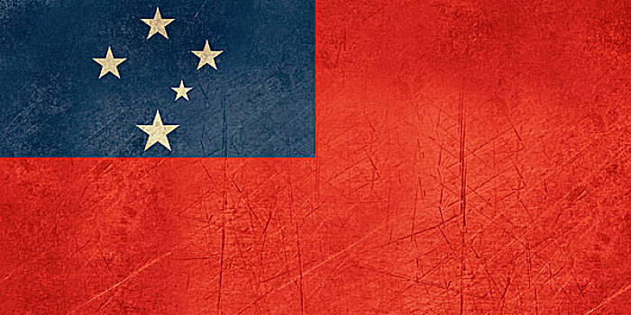 低劣,萨摩亚群岛,旗帜