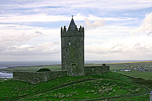 城堡,杜林,克雷尔县,爱尔兰,欧洲