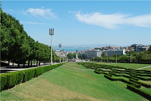 风景,公园,里斯本