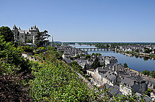 法国,卢瓦尔河地区,大西洋卢瓦尔省,曼恩-卢瓦尔省,索米尔,城堡