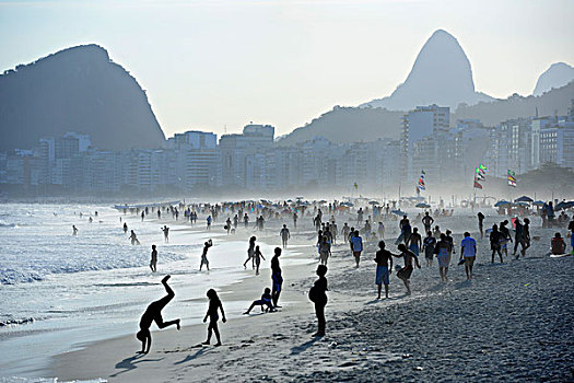 海滩,里约热内卢,巴西,南美