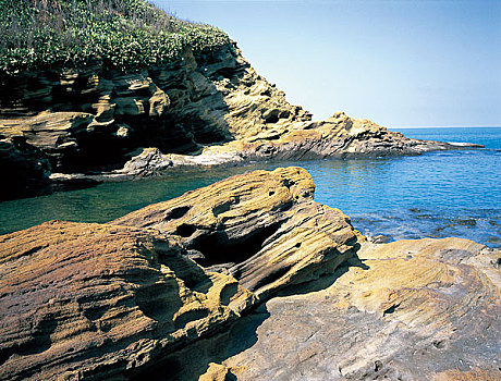 广西北海涠洲岛火山地貌