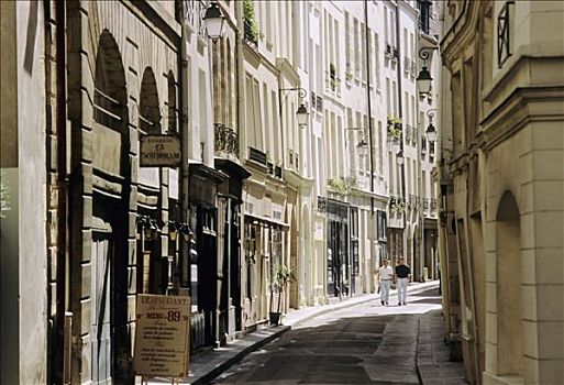 巴黎,街道,餐馆