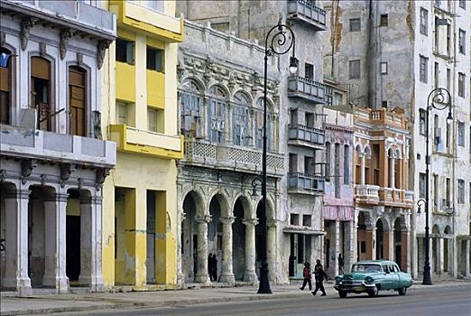 风化,建筑,哈瓦那,古巴,加勒比海