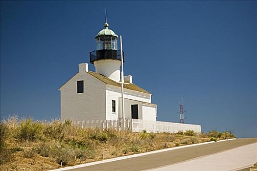 仰视,灯塔,国立纪念碑,加利福尼亚,美国