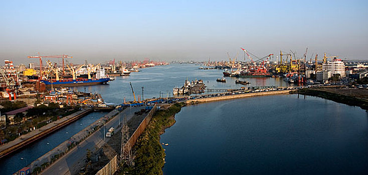 天津港全景