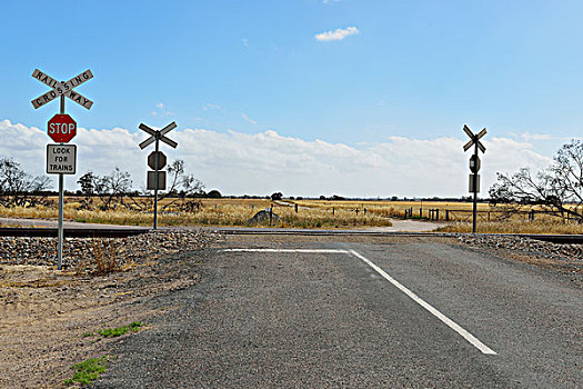 铁道口,公路,南澳大利亚州,澳大利亚