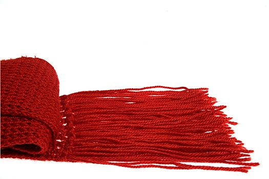 红色,围巾