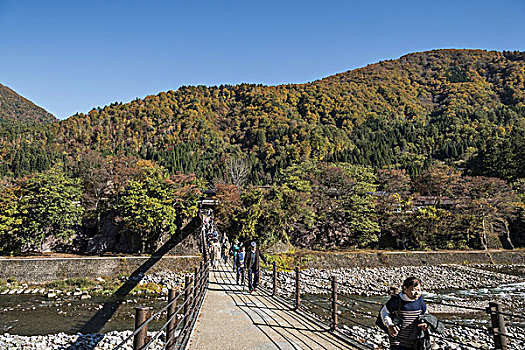 乡村,秋天,岐阜,日本