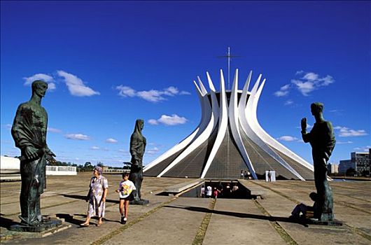 巴西,巴西利亚,大教堂