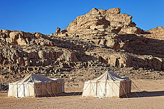帐篷,露营,旅游,石头,瓦地伦,约旦,亚洲