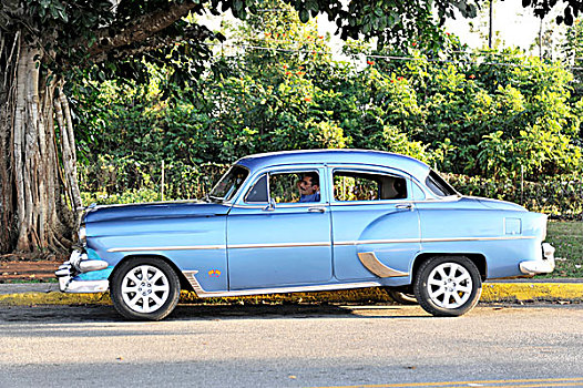 雪佛兰,老爷车,20世纪50年代,云尼斯,古巴,大安的列斯群岛,加勒比海,中美洲,北美