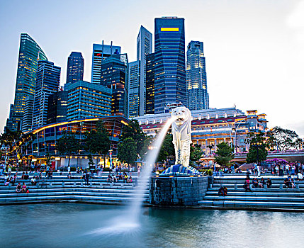 新加坡鱼尾狮公园