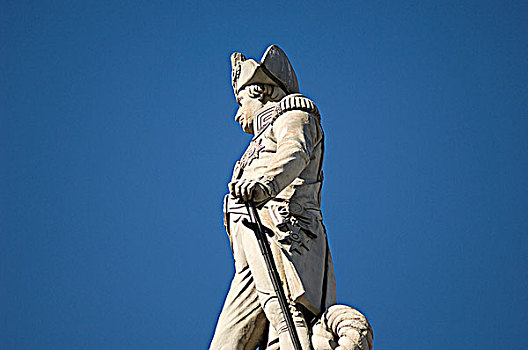 英格兰,伦敦,特拉法尔加广场,雕塑,海军上将,纳尔逊纪念柱