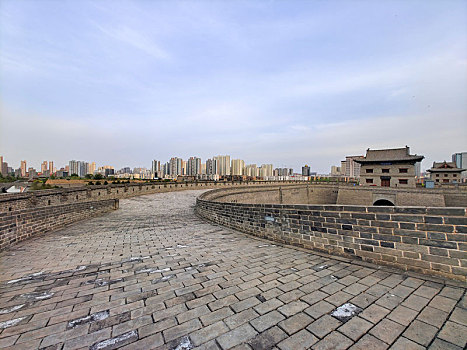 中国山西省大同市大同古城城墙