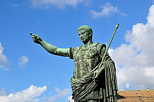 帝王,雕塑,罗马,意大利