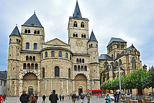 大教堂,圣母大教堂,莱茵兰普法尔茨州,德国,欧洲