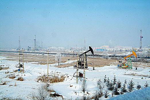 大庆油田采油作业景观