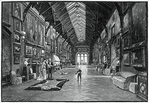 画廊,基尔肯尼,城堡,19世纪,世纪