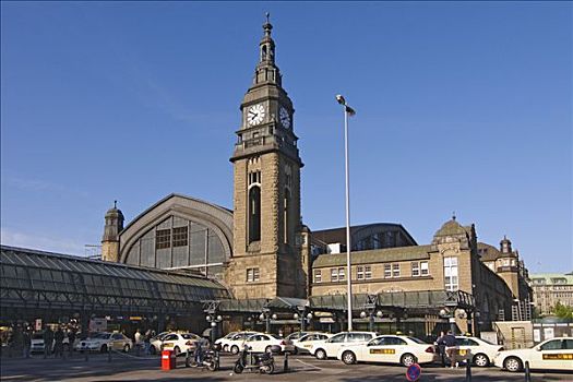 中央车站,汉堡市,德国,欧洲