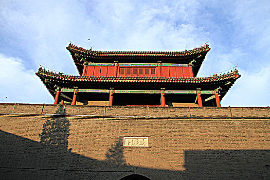 北京宛平古城门