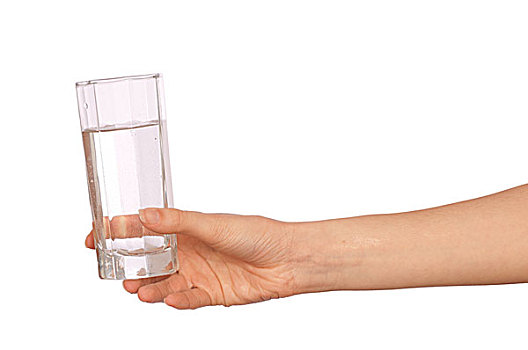 玻璃杯,水