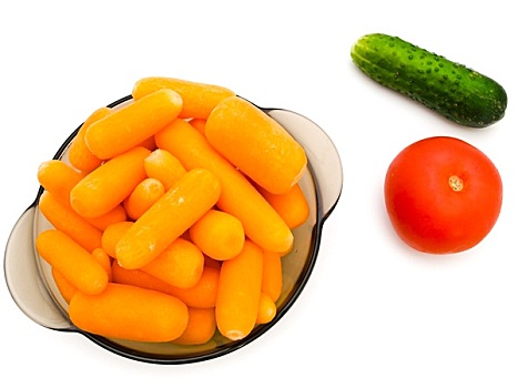 胡萝卜,黄瓜,西红柿