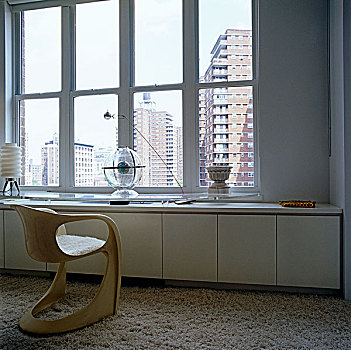 客房,学习,丙烯酸树脂,书桌,窗台,壮观,纽约