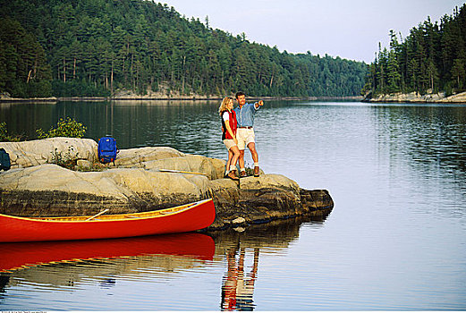 伴侣,独木舟,泰马加密,安大略省,加拿大