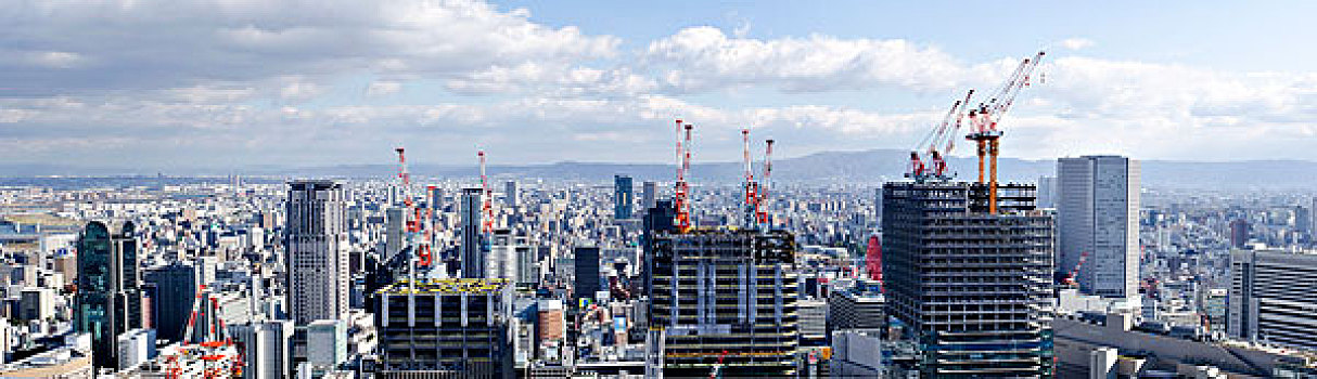 摩天大楼,建筑,大阪