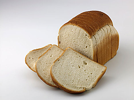 面包,白色,切片