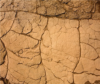 沙丘,干燥,粘土,微距,特写,死谷
