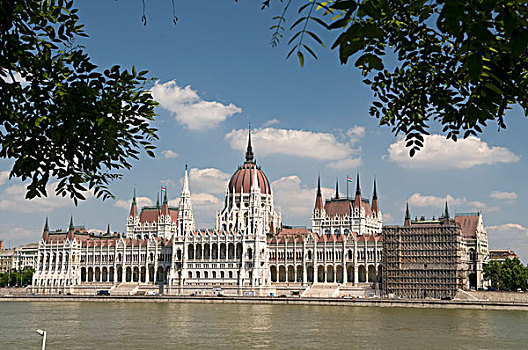 议会,堤岸,多瑙河,河,布达佩斯,匈牙利,欧洲