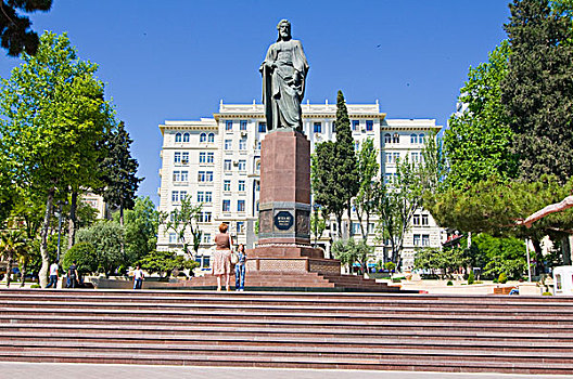 英雄,雕塑,巴库,阿塞拜疆