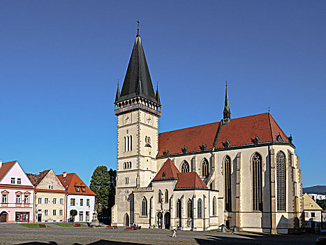 哥特式,教堂,斯洛伐克,欧洲