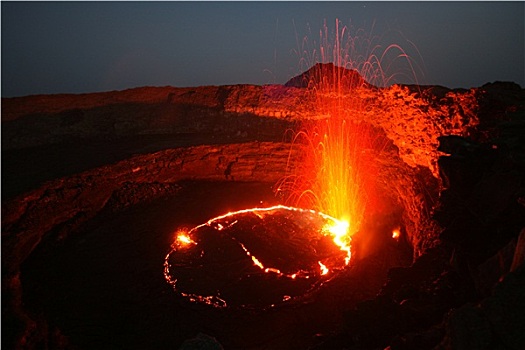 火山,尔塔阿雷火山,埃塞俄比亚
