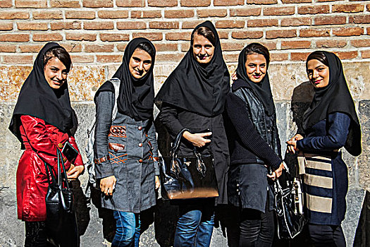 头像,五个,美女,伊朗