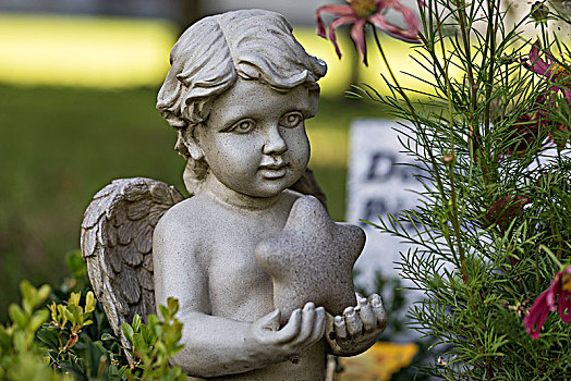 天使形象,墓地,市区,地区,弗里斯兰省