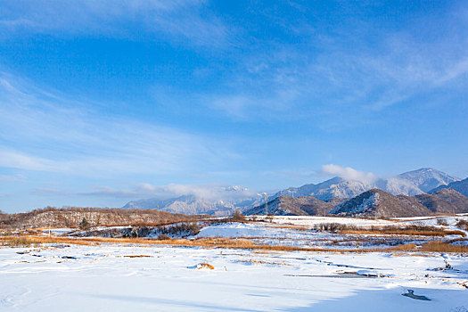 陕西秦岭太白县鳌山风光