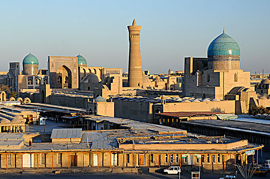 乌兹别克斯坦,布哈拉,历史,中心,城堡