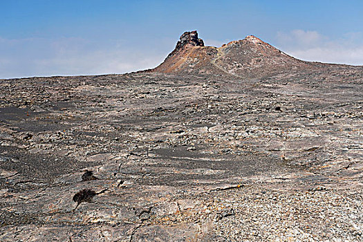 火山口,荒芜,小路,基拉韦厄火山,夏威夷火山国家公园,夏威夷大岛,夏威夷,美国