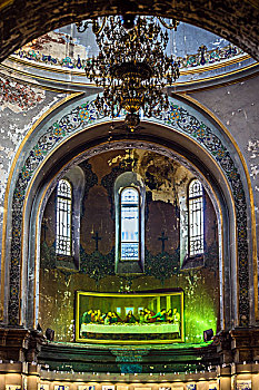 哈尔滨圣索菲亚教堂内景