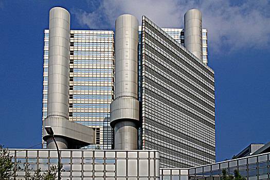 现代建筑,摩天大楼,慕尼黑,巴伐利亚,德国,欧洲