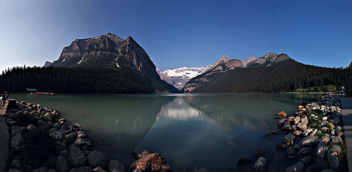 加拿大班芙西方56公里处的露易斯湖,louise,lake
