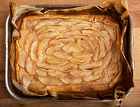 苹果蛋糕,烤制美食
