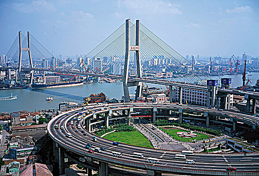 公路,高架路,桥,上海,中国